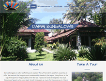 Tablet Screenshot of damaibungalows.com